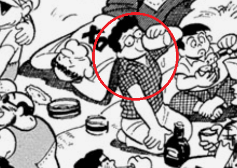 Chiba Tetsuya in the party for Yabuki Joe